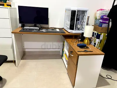 L-Shaped Desk For Sale (READ DESCRIPTION)