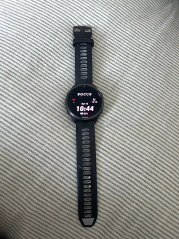 Garmin Forerunner 965 Smartwatch with Black Silicone Strap