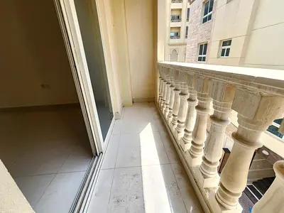 Spacious 1bhk with balcony in muwaileh commercial