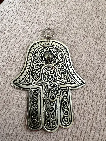 Decorative Metal Hamsa Hand Wall Hanging