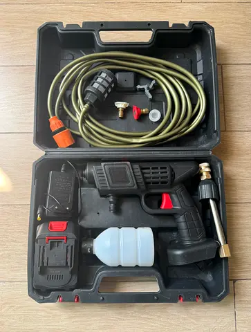Cordless Portable Pressure Washer Kit with Battery & Case