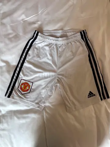 Adidas Manchester United 2022/23 Home Football Shorts - White, Size (11-12) - Adidas Sizing