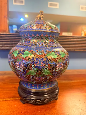 Cloisonne vase antique