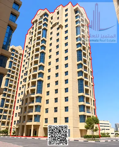 Spacious 3BR Apartment for Annual Rent in Al Khor Towers Al Rashidiya 1 Ajman with Central AC Maid Room 3 Bathrooms and Parking Option