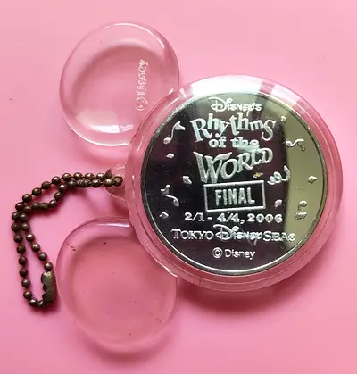 Disney's Rhythms Of The World Final Medal Medallion 2006 Tokyo Disney SEA Rare