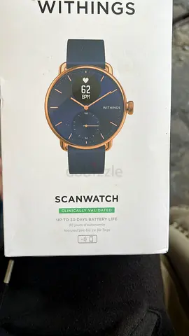 Withings ScanWatch (hybrid ECG & SpO2) - Rose Gold, 38mm