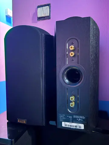 Pioneer Elite SP-EBS73-LR 3-way Dolby Atmos-enabled speakers, with 4Ω Bookshelf Speakers, with stand