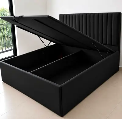 Brand New hydraulic bed frame with storage with madical mattress more details call and WhatsApp