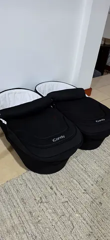 ICandy Orange 4 TWIN Stroller wih car seats & ISOFIX bases & Bassinets & Baby Bjorn Bonus!