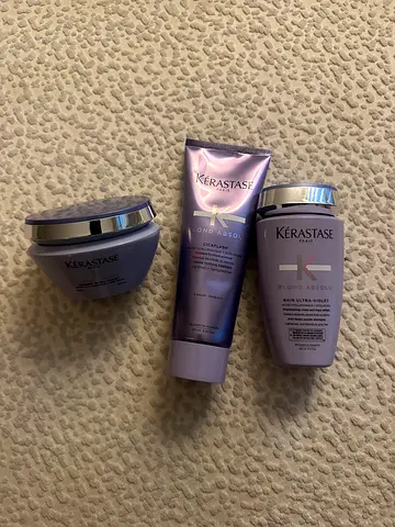 Kerastase haircare set - (shampoo, conditioner, mask)