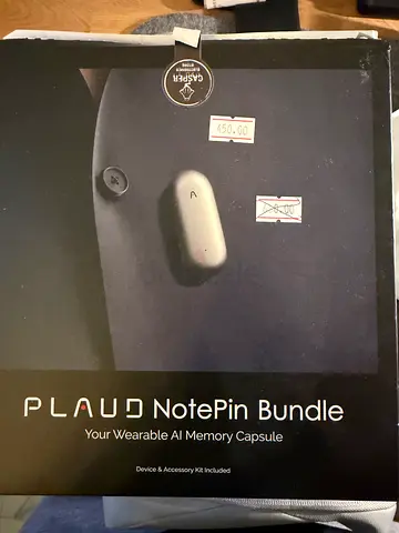 PLAUD NotePin wearable memory capsule - unused in box