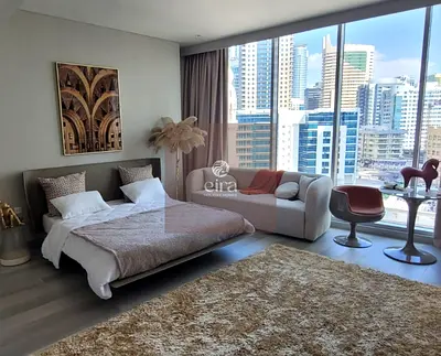 NO COMISSION, BILLS INCLUDED, Lovely and cozy studio with water view and balcony in Marina Star