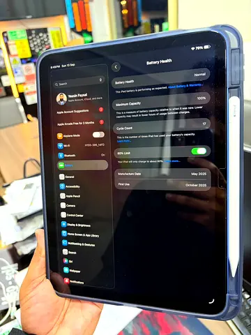Apple iPad A16 128GB + Apple Pencil | 100% Battery | Only 17 Cycles | Like New