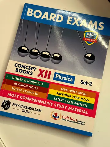 Physics Concept Books XII (Set-2) — Board Exams Prep by PhysicsWallah/Gulf