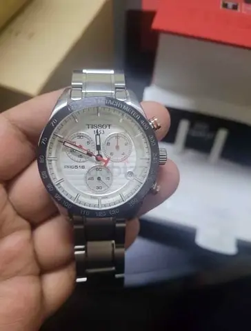 Tissot PRS 516 Chronograph Stainless Steel Men's Watch - Good Condition