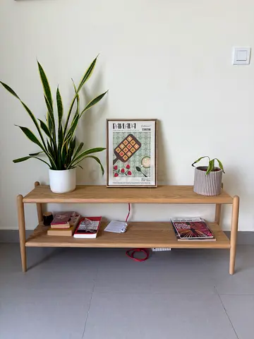 Modern Minimalist Wooden Side bench