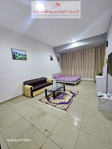 شهري - استديو - برج ابيكو - النهدة شارقة - فرش نضيف - شامل انترنت