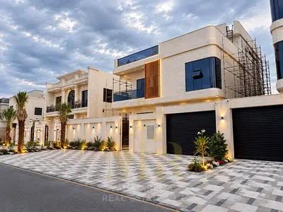 Al-Aliya Villa with Luxury Finishes | 7 Master Bedrooms | Two Floors Plus Roof | Close to All Amenities | Offer Includes Electricity, Water, and A/C C