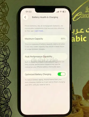 iPhone with 80% Battery Health - Good Working Condition