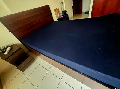 Storage bed with mattress for urgent sale