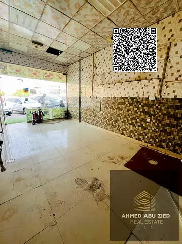 محل تجاري للايجار السنوي بالروضه 2,مناسب لجميع الانشطه الخدميه,موقع مميز قريب لجميع الخدمات,علي طريق رئيسي وقريب من شارع الشيخ عمار ,تأمين شيك