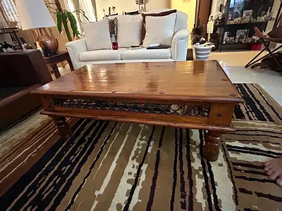 Lounge rosewood coffee table
