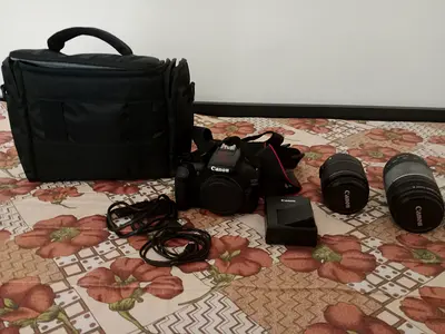 Canon DSLR Kit with Two Lenses, Charger and Carry Bag