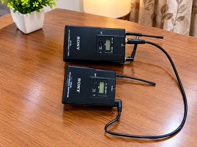 Sony Wireless Lavalier Microphone Bodypack Transmitters (Pair)