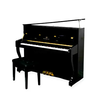HEINRICH HUP-110E Upright Piano – Black High Polish