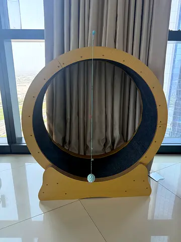 Brand New Large Wooden Cat Exercise Wheel – Already Assembled
