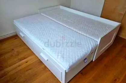 IKEA brimnes day bed with 2 mattress and 2store