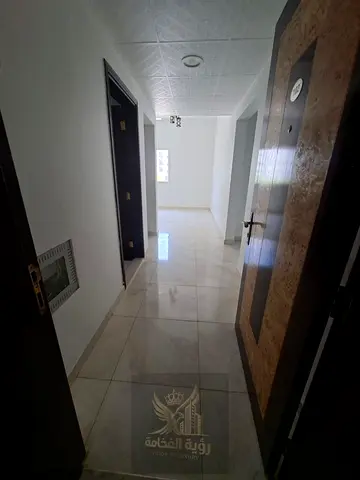 A one-bedroom apartment with a living room is available for annual rent in Al Qulayaah, Sharjah, in a prime location and suitable for comfortable livi