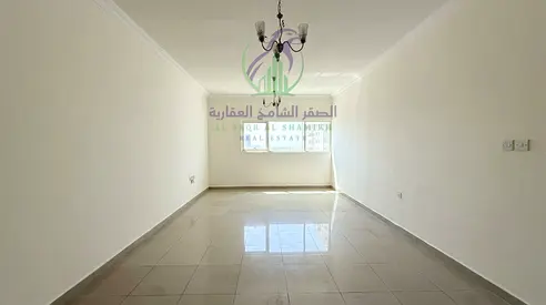 Two BHK in Al Qasimia Al Nad with balcony great view free parking very competitive price 4 or 6 cheques prime location easy access to Dubai & Ajman.