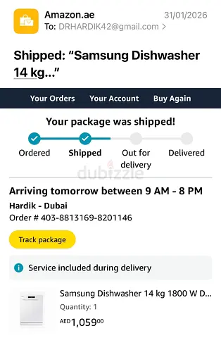 Samsung Dishwasher 14 kg (like new) - 7 months old