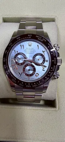 Rolex Daytona Platinum Chronograph with Box and Papers