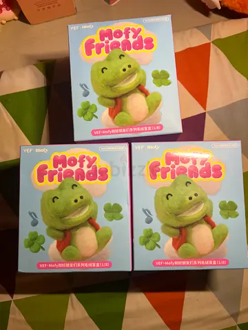 Set of 3 Mofy Friends Plush Frog Toys - Brand New in Box