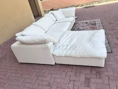 Marina home _ feather 🪶 filled Modular Living room Sofa with footstool
