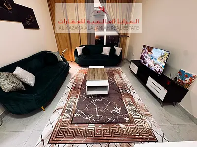 Fully Furnished 2 Bedroom Apartment with Living Room for Monthly Rent in Al Taawun, Hameed Tower
