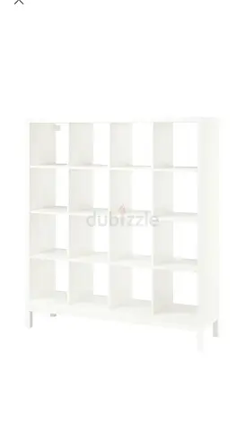 IKEA KALLAX White 16-Cube Storage Shelf - Good Condition