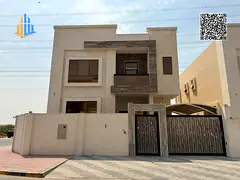 Luxury Corner Villa for Sale in Al Yasmeen – Ajman | Premium Stone Façade | 5 Master Bedrooms | A