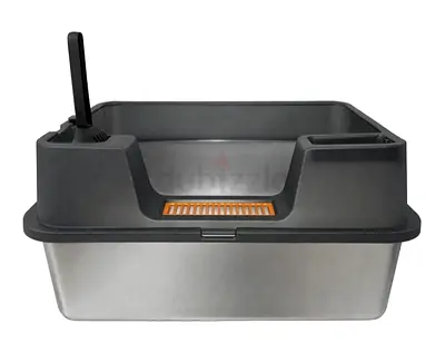 XL stainless cat litter box with scoop - NEW, 60*40*27cm