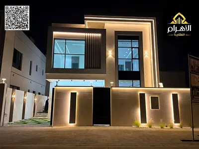 Luxury villa for sale in Al Zahia, Ajman | With a swimming pool, two floors, and a rooftop terrace. A must-see opportunity. The luxury you're looking