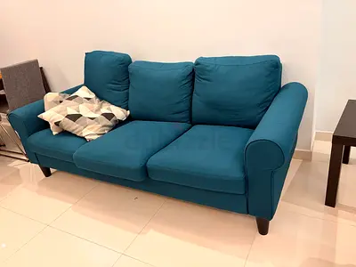 URGENT IKEA STOCKSUND 3-Seater Blue Sofa