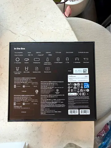 Insta360 mic pro full set, travel + charging case,