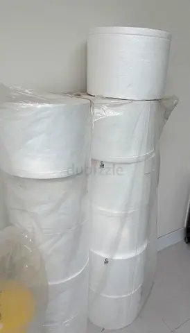 Large rolls of white foam insulation / packing foam - unused