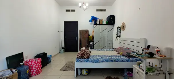 Semi furnished private room available for rent in axis 3