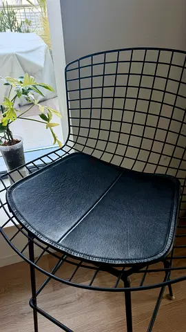 Modern Black Wire Counter Stools (Set of 2)