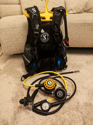 Scubapro MK25 EVO Regulator Set and Scubapro Level BCD