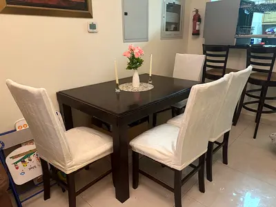 Dining table set 4 seater (wooden)