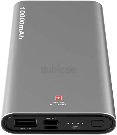 Swiss Military 10000mAh Power Bank - Portable USB-C Charger